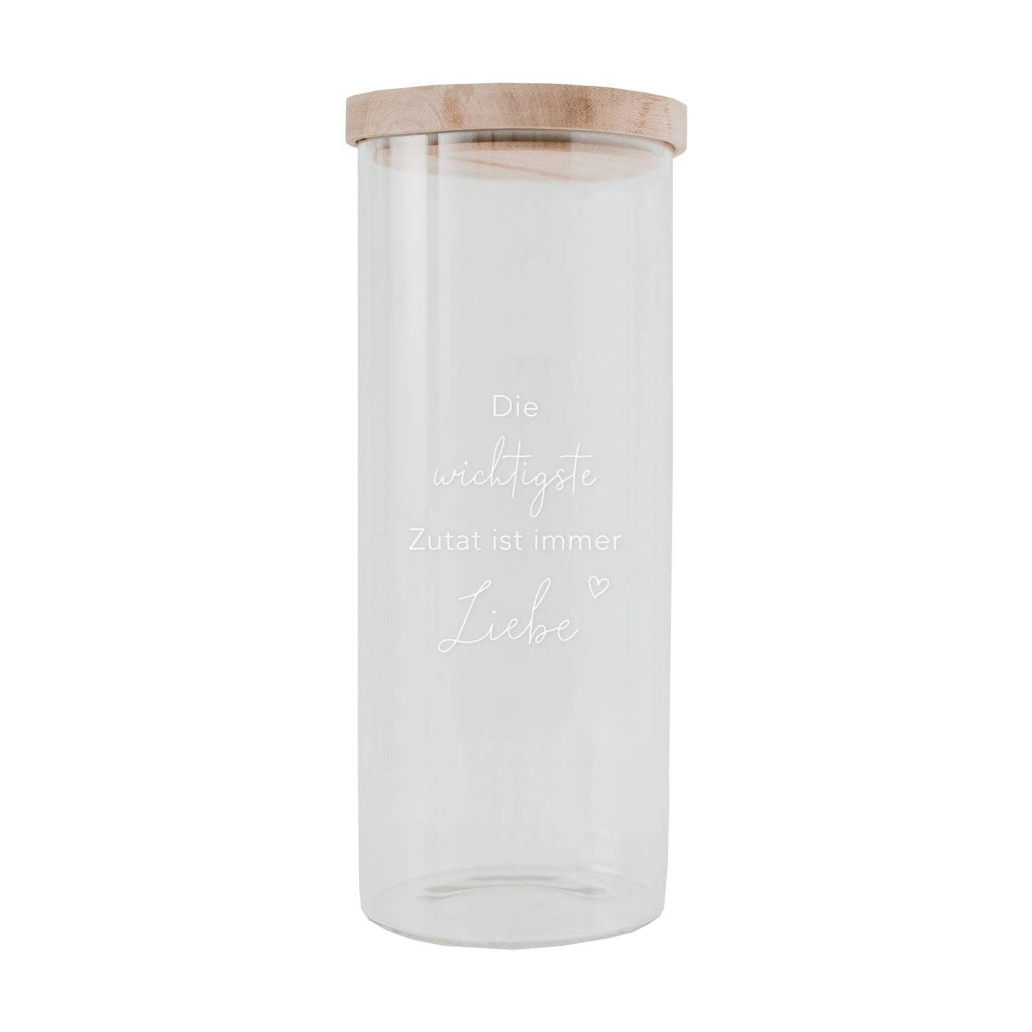 storage jar Liebe 25cm