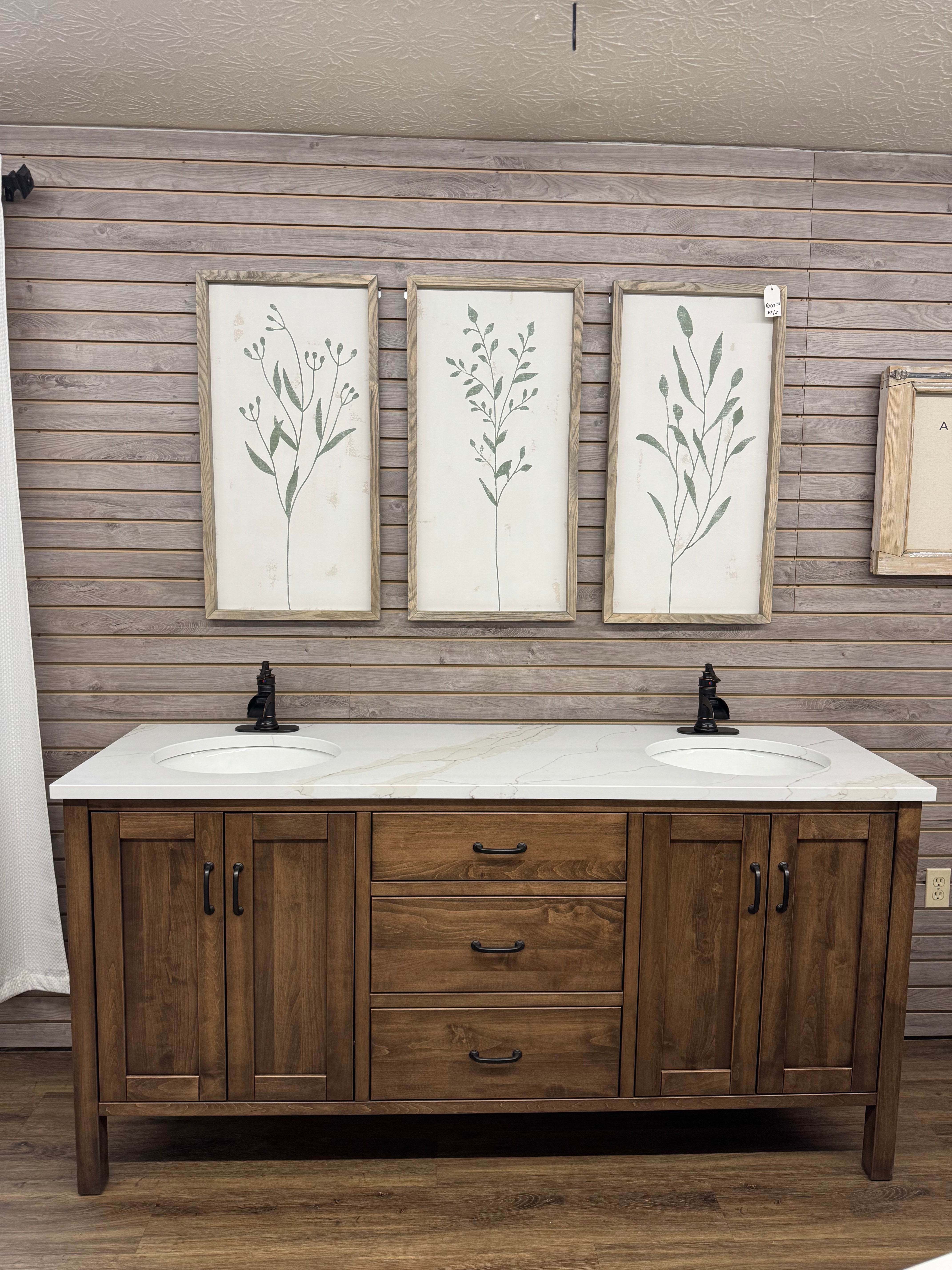 Bathroom vanity in solid maple - handcrafted furniture in Lancaster