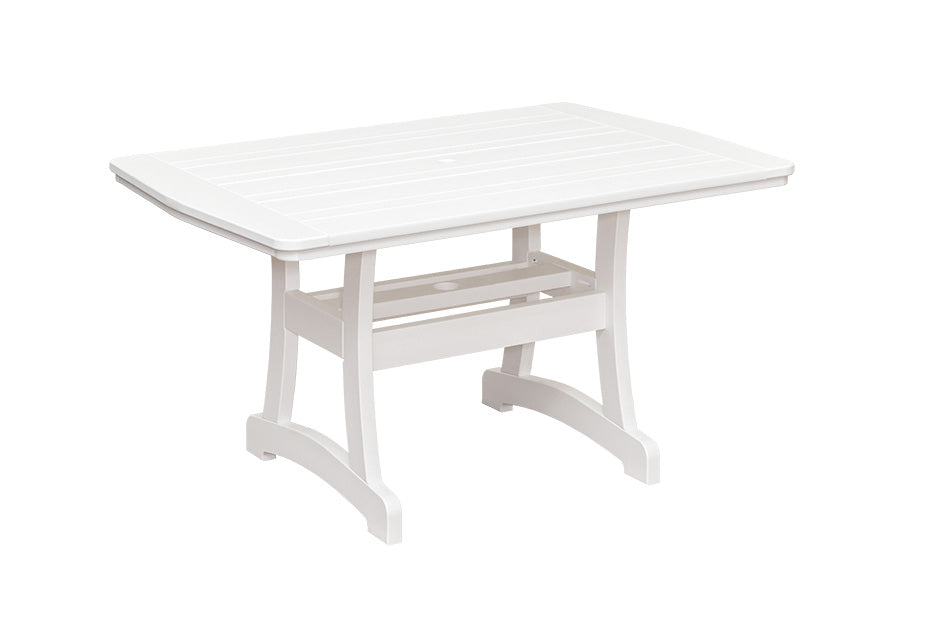 Bayshore outdoor dining chair in white