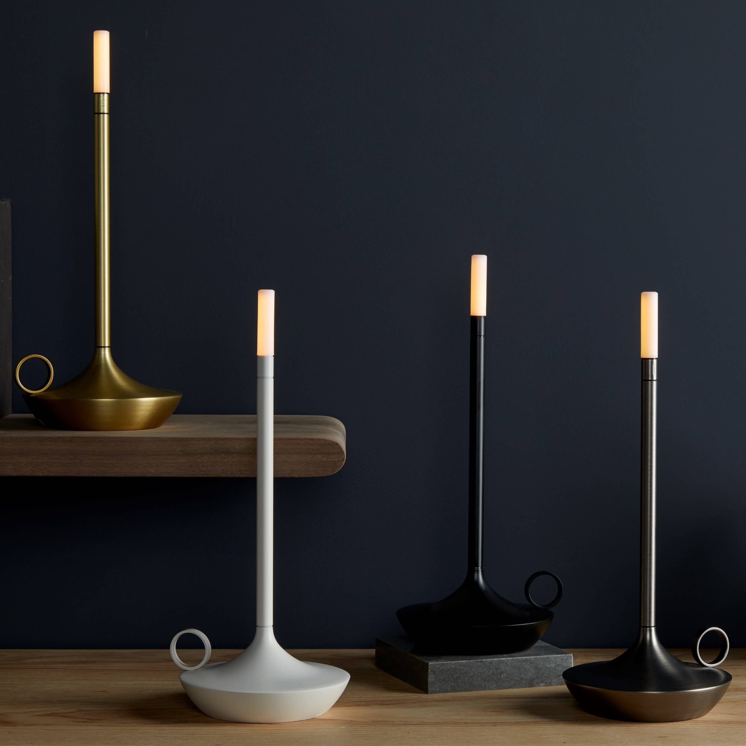 GRAYPANTS Wick Portable Rechargeable Lamp | Tall