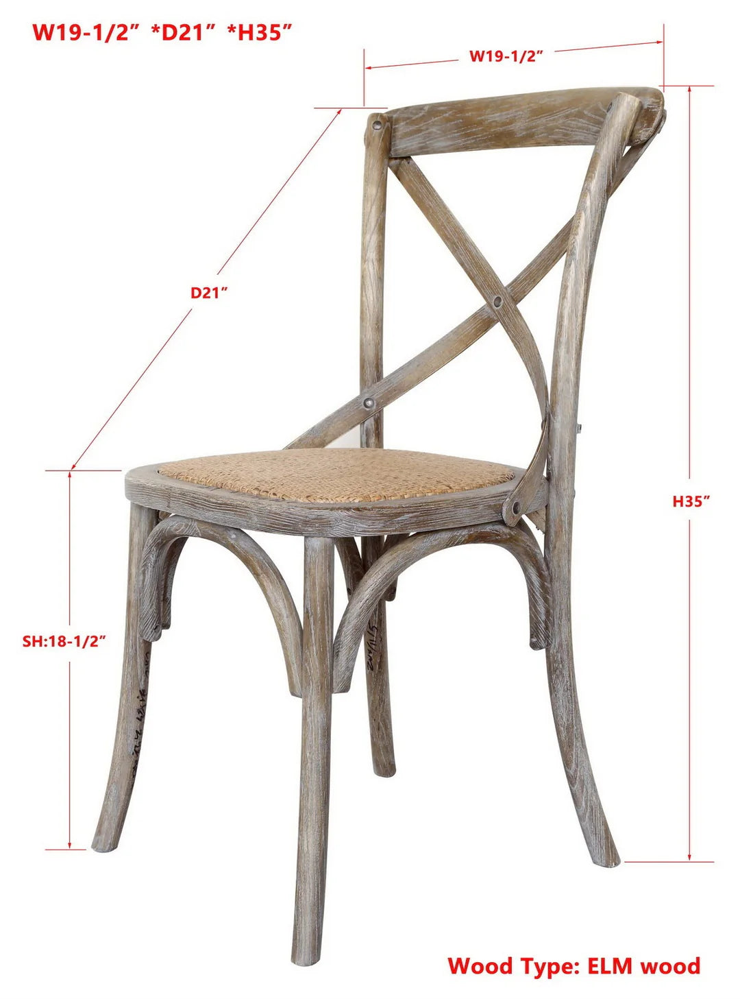 Brody X-Back Side Chair
