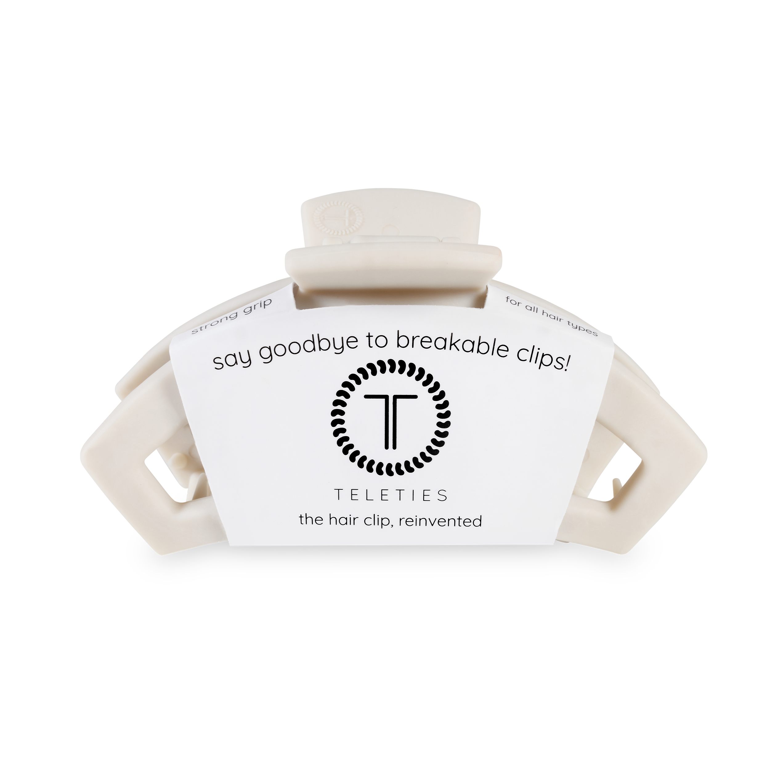 Open Hair Clip | Med. |  Toasted
