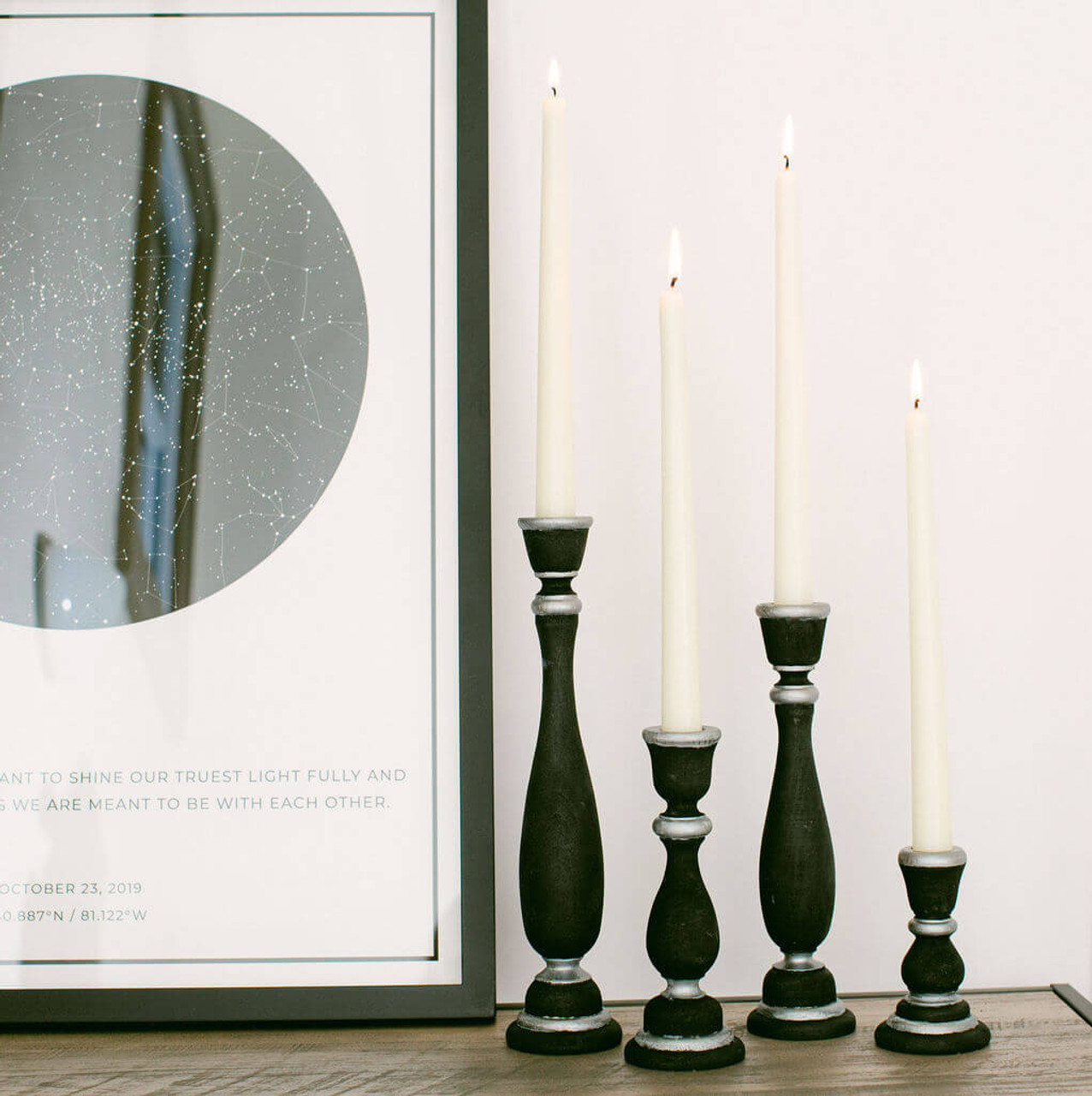 Wood Candle Sticks