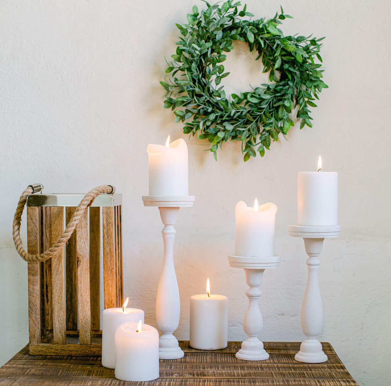 Wood Candle Sticks