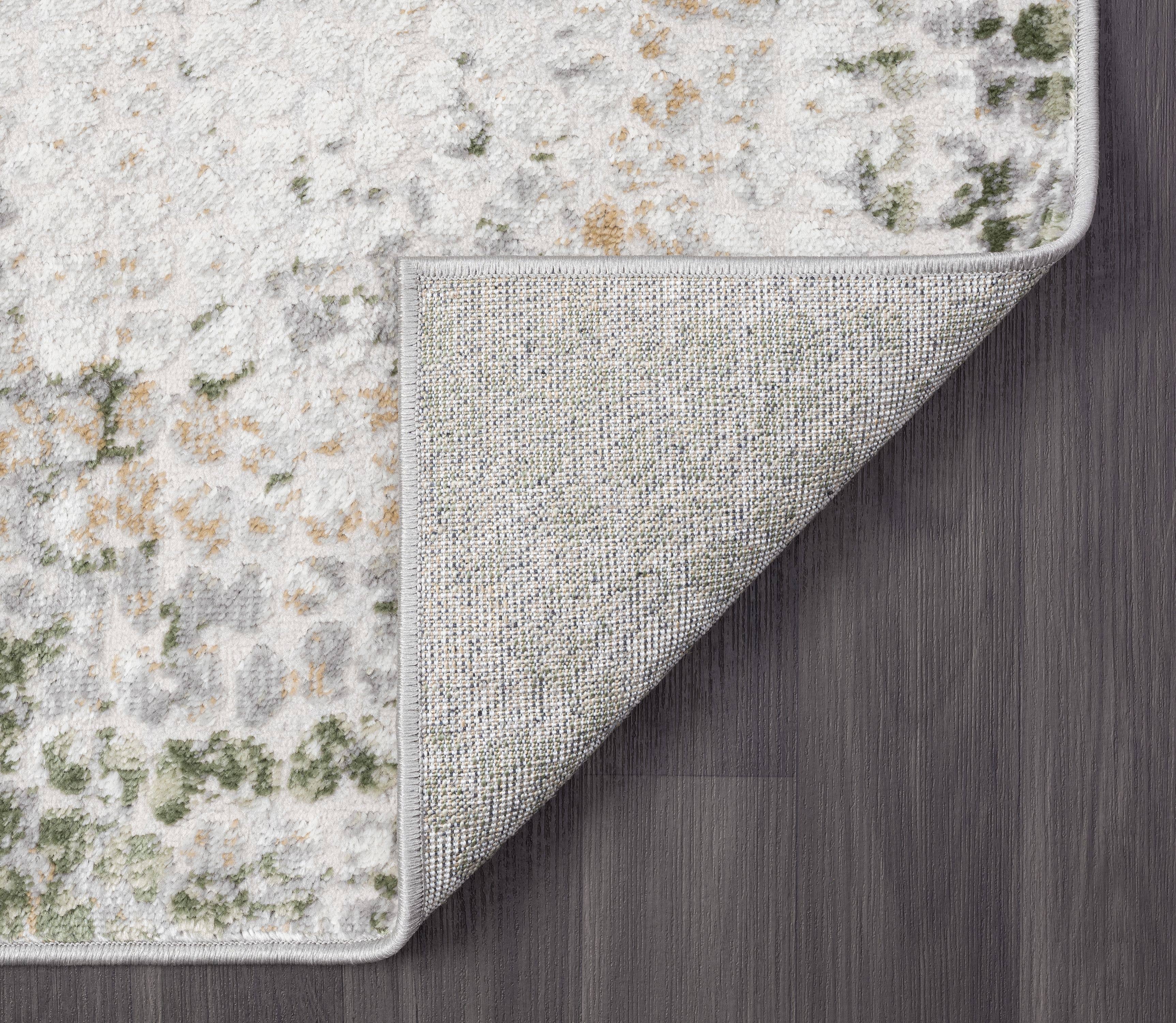 Atlas  - Contemporary Grey Green Area Rug