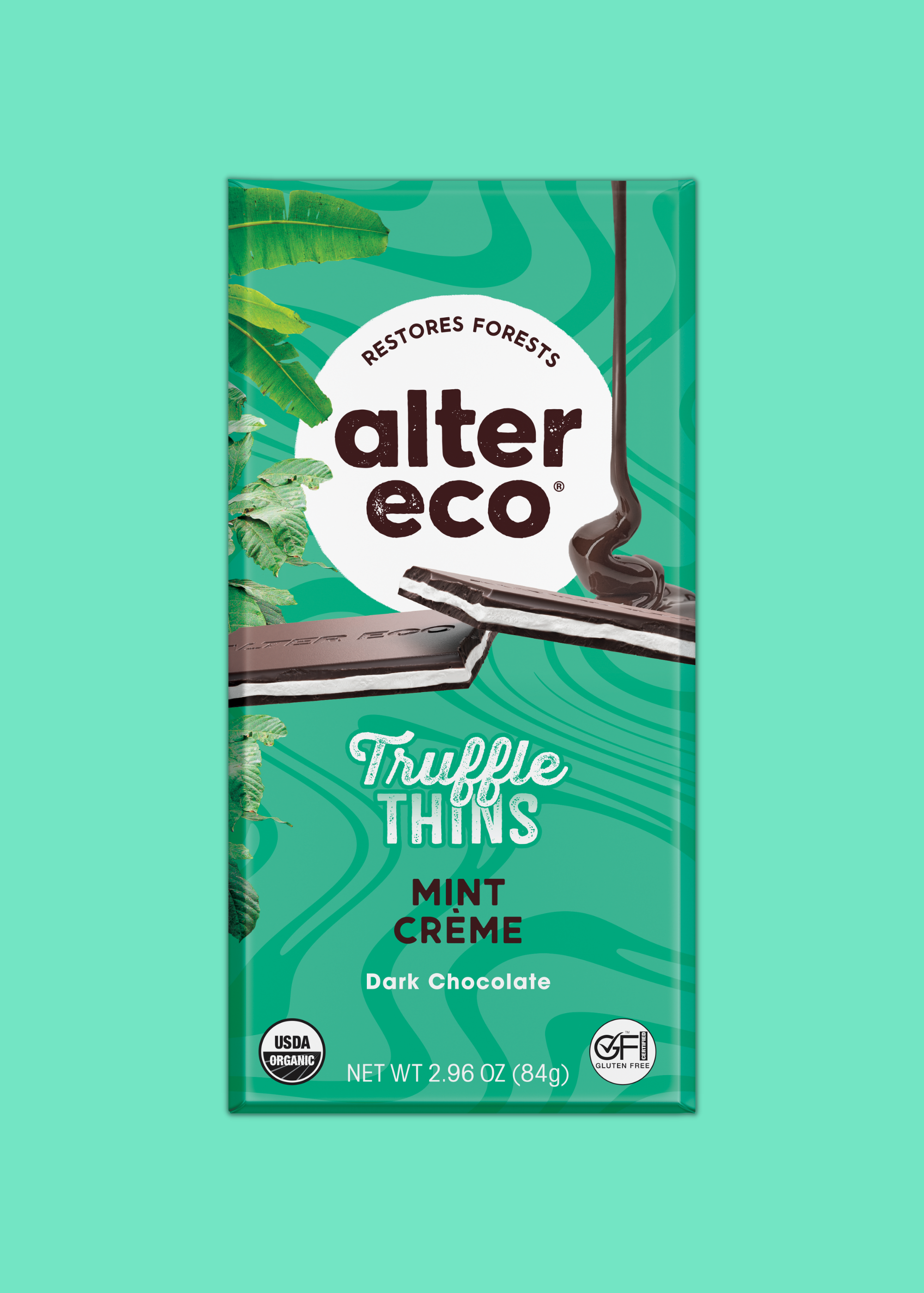 Mint Crème Truffle Thins | Sold Each
