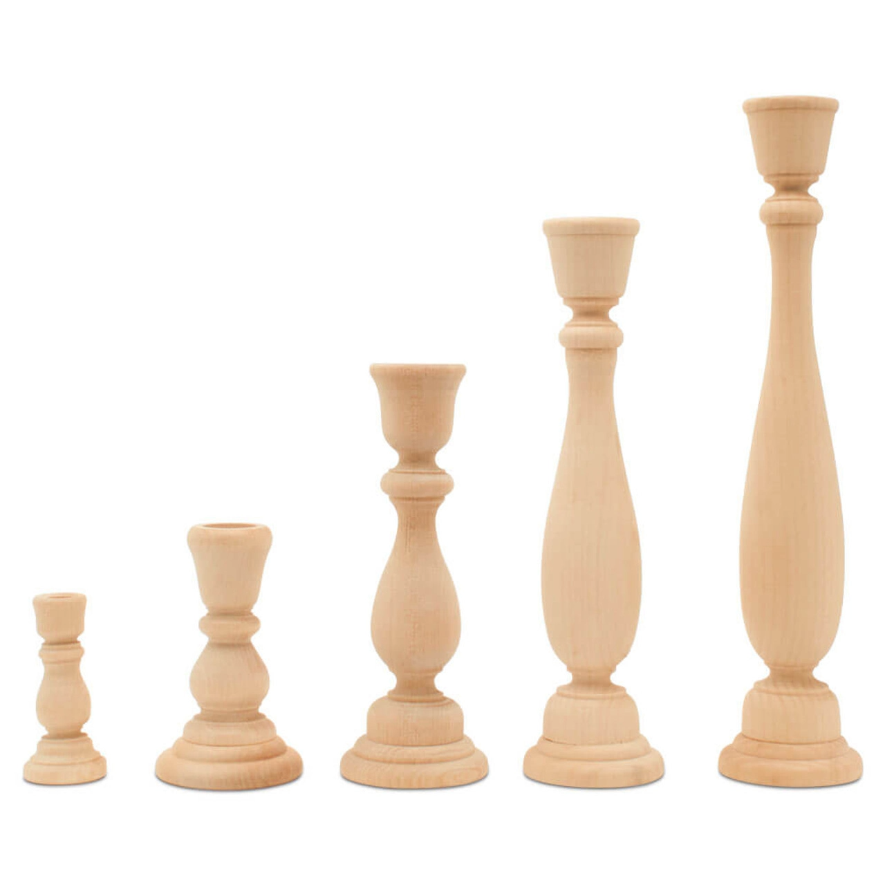 Wood Candle Sticks