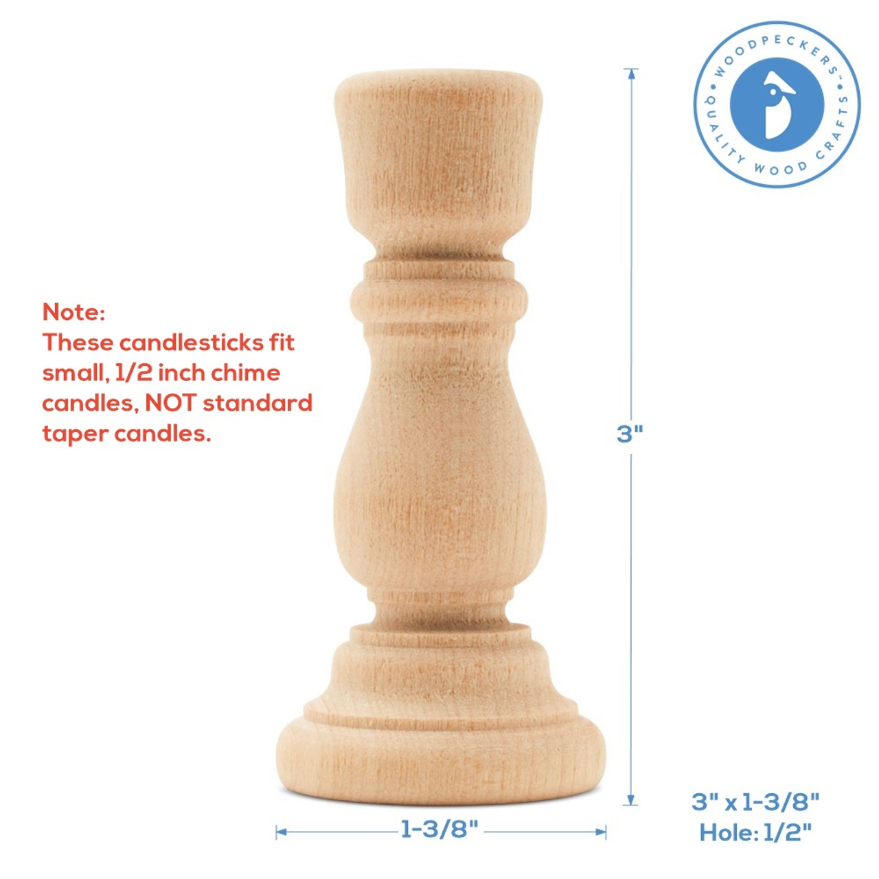 Wood Candle Sticks