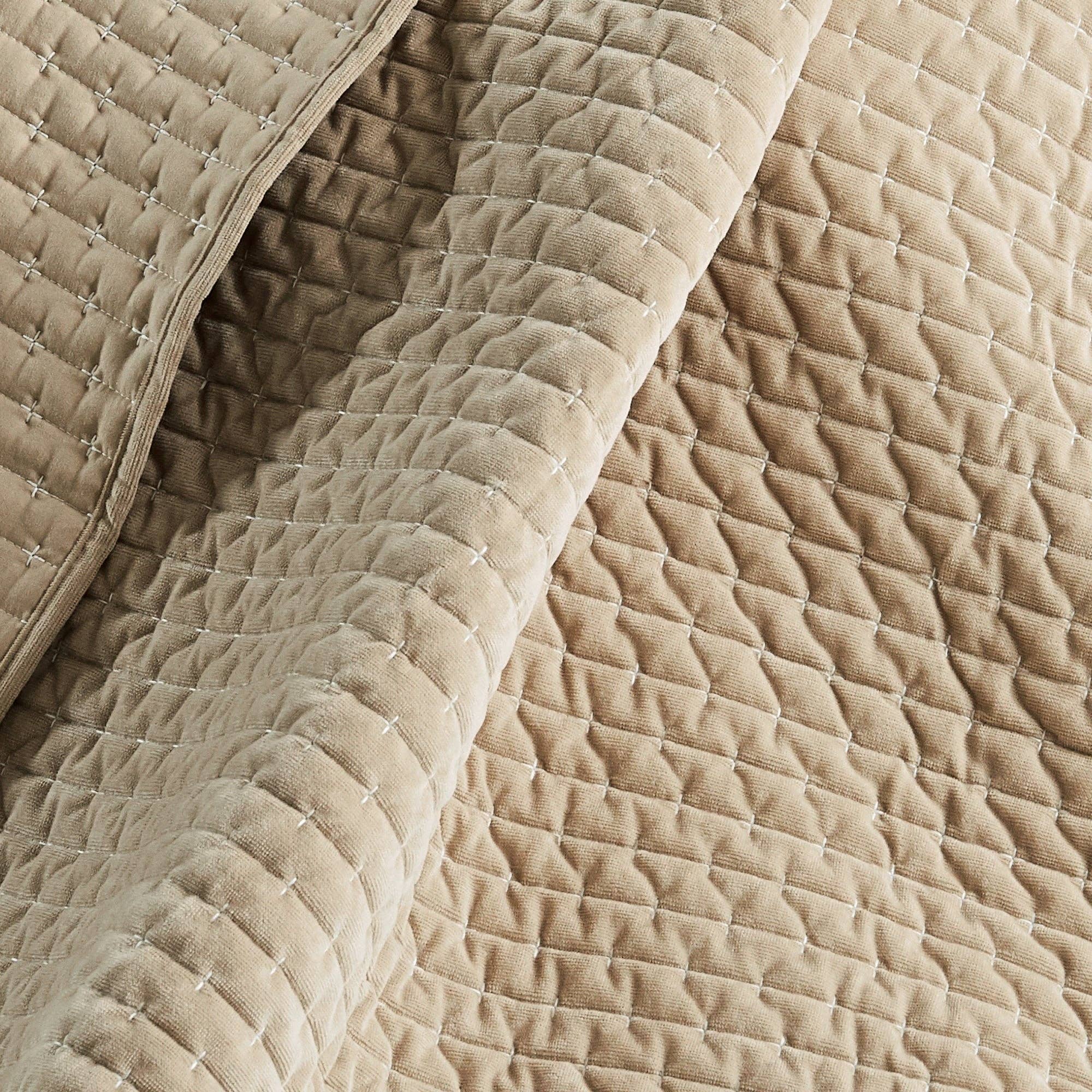 Velvet Stitch Quilted Throw
