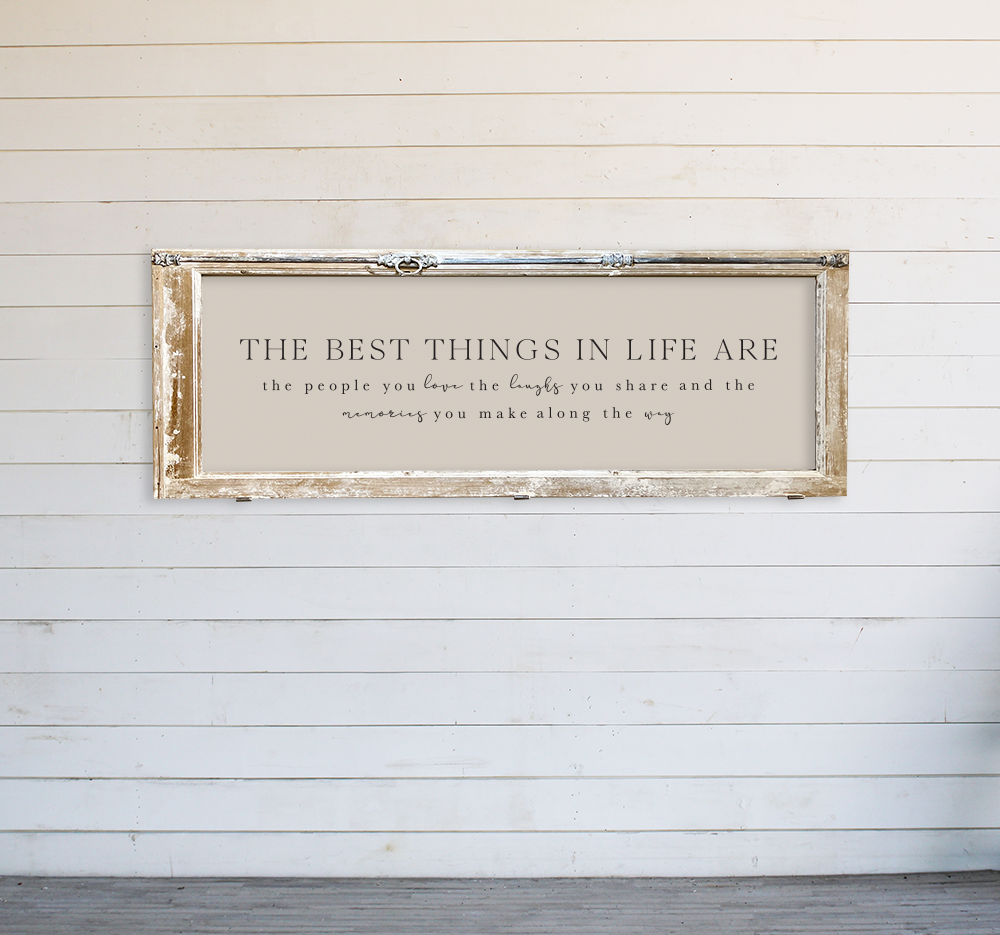 Wide Holland with Hardware- The Best Things In  Life