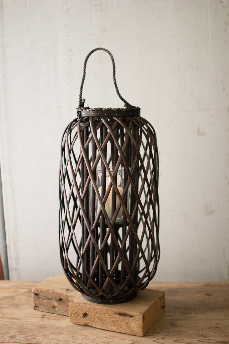 Brown Willow Lantern