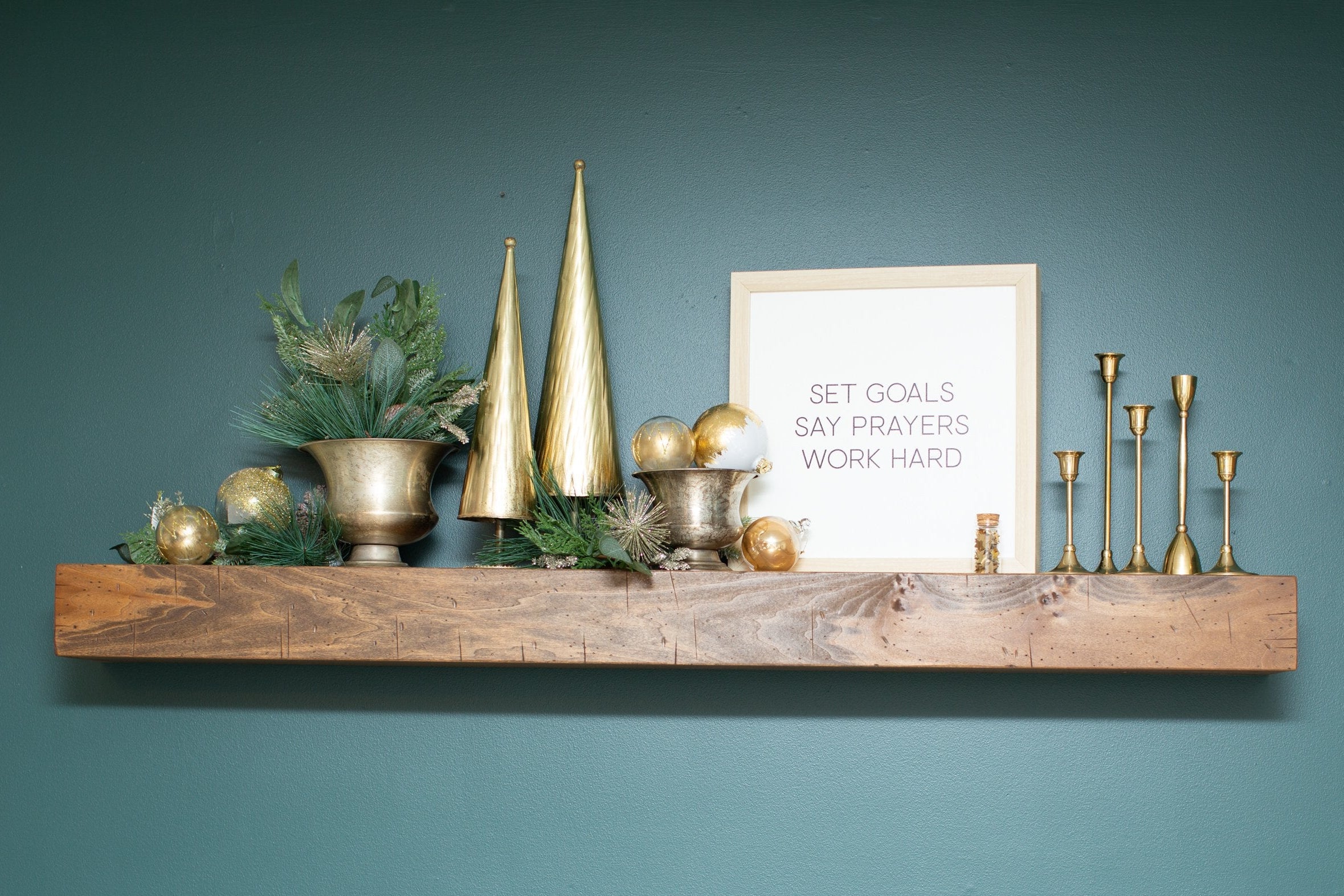 Antique Gold Candlestick